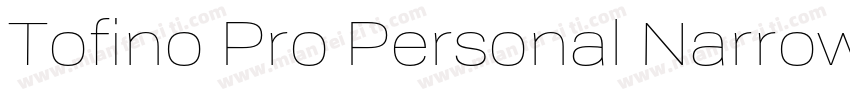 Tofino Pro Personal Narrow Semibold字体转换